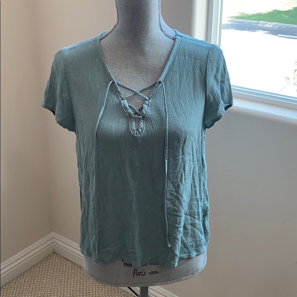 Final Touch Tops - Final Touch Tie-Up Tee - M